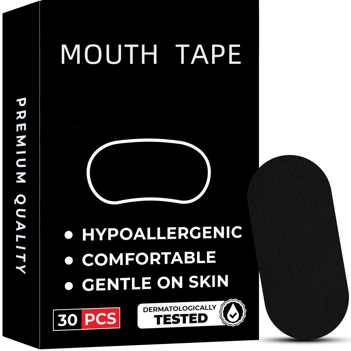 30Pcs Anti-Snoring Mouth Tape for Sleeping Strips Keep Mouth Closed Improve Breathing Quality and Dry Mouth Relief Sleep Aid