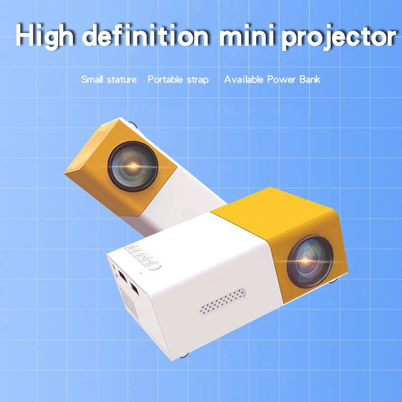New Projector for Home Use 4K Ultra HD Mobile Phone Wall Projection, Dormitory, Bedroom, Living Room, Home Cinema Projector