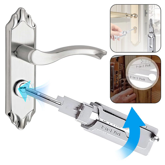 Stainless Steel Key Decoder O-ring Pickup Kit Precision Hook & Pick Set Lock Decoder Pickup Hand Tool Maintenance Repair Kit