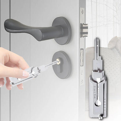 Stainless Steel Key Decoder O-ring Pickup Kit Precision Hook & Pick Set Lock Decoder Pickup Hand Tool Maintenance Repair Kit
