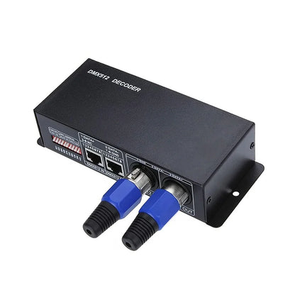 LED RGB RGBW DMX 512 Decoder 8A 3CH 4CH DMX512 Controller LED DMX512 Decoder For LED Light Strips