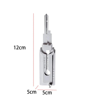 Stainless Steel Key Decoder O-ring Pickup Kit Precision Hook & Pick Set Lock Decoder Pickup Hand Tool Maintenance Repair Kit