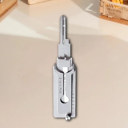 Stainless Steel Key Decoder O-ring Pickup Kit Precision Hook & Pick Set Lock Decoder Pickup Hand Tool Maintenance Repair Kit